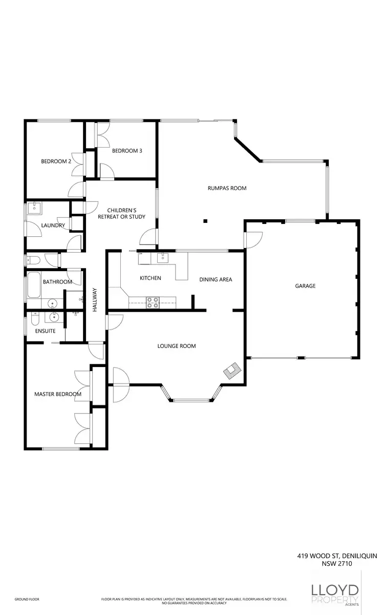 Floorplan of Homely house listing, 419 Wood Street, Deniliquin NSW 2710