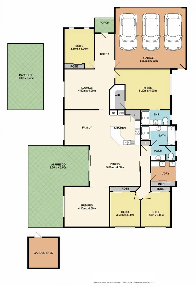 Floorplan of Homely house listing, 91 Egret Way, Thurgoona NSW 2640