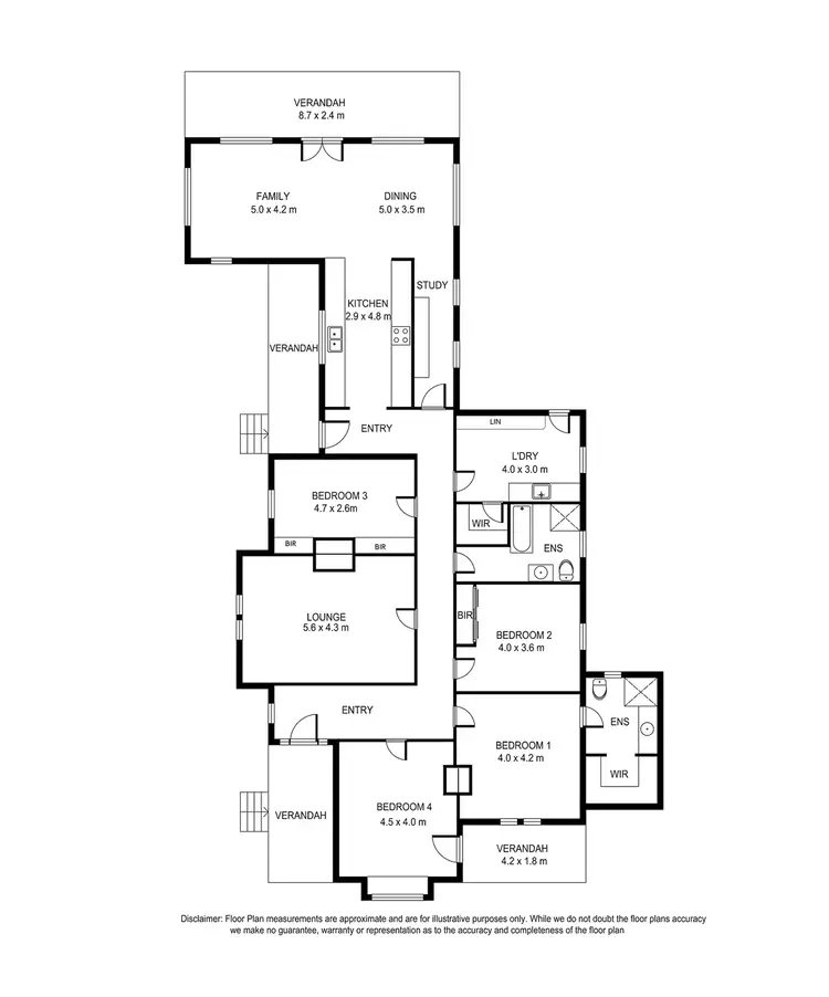 Floorplan of Homely house listing, 61 Bay Road, Mount Gambier SA 5290