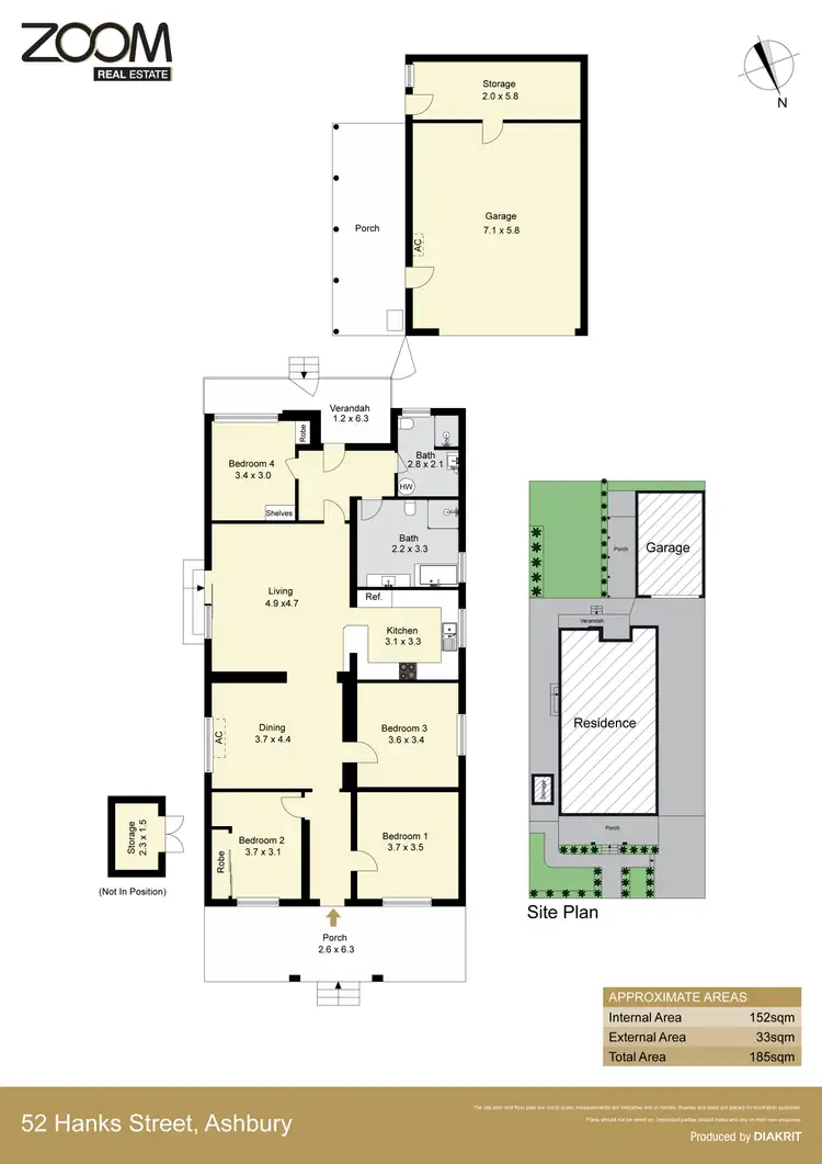 Floorplan of Homely house listing, 52 Hanks Street, Ashbury NSW 2193