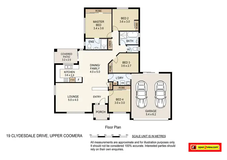 Floorplan of Homely house listing, 19 Clydesdale Drive, Upper Coomera QLD 4209