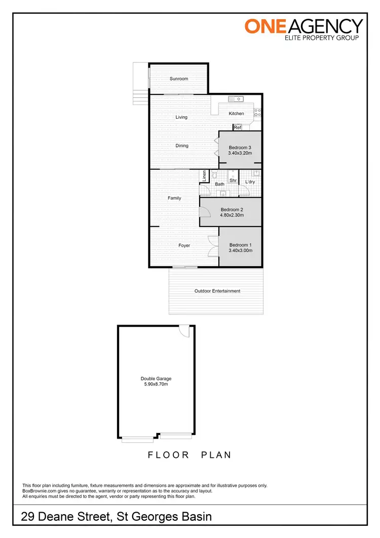 Floorplan of Homely house listing, 29 Deane Street, St Georges Basin NSW 2540