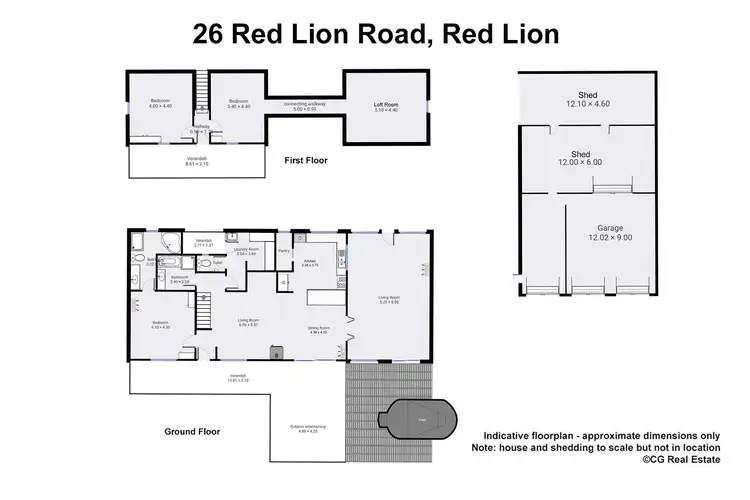 Floorplan of Homely rural property listing, 26 Red Lion Road, Red Lion VIC 3371