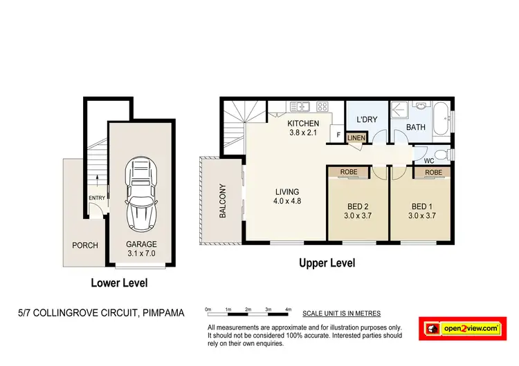 Floorplan of Homely townhouse listing, 5/7 Collingrove Circuit, Pimpama QLD 4209