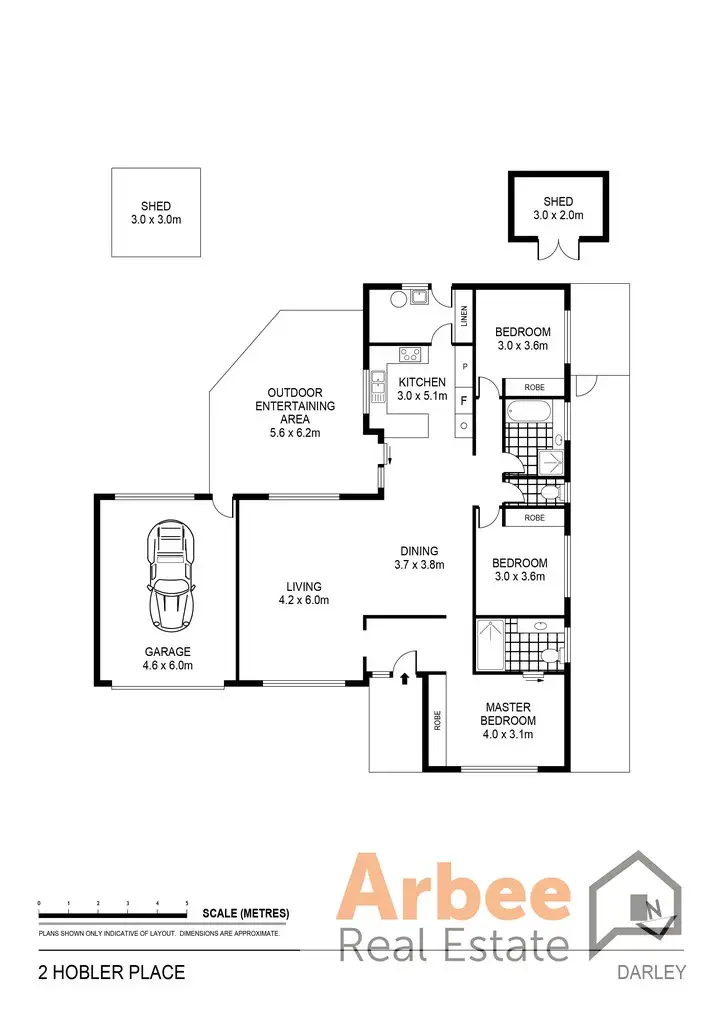 Floorplan of Homely house listing, 2 Hobler Place, Darley VIC 3340