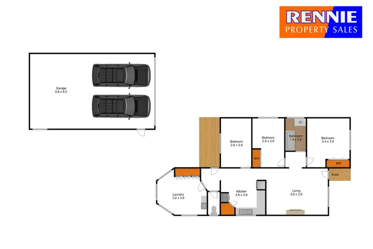 Floorplan of Homely house listing, 29 Butters Street, Morwell VIC 3840