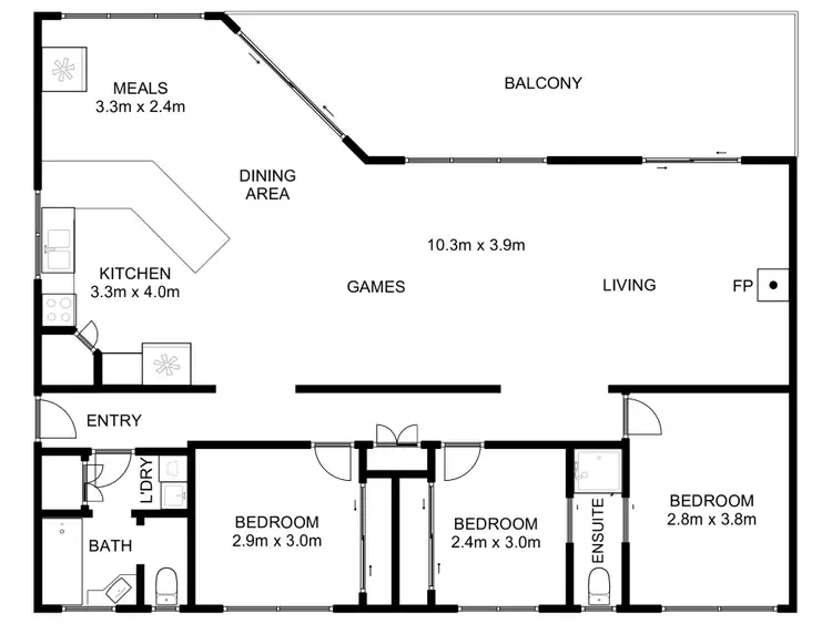 Floorplan of Homely house listing, 5 Harbour Line Drive, Goughs Bay VIC 3723