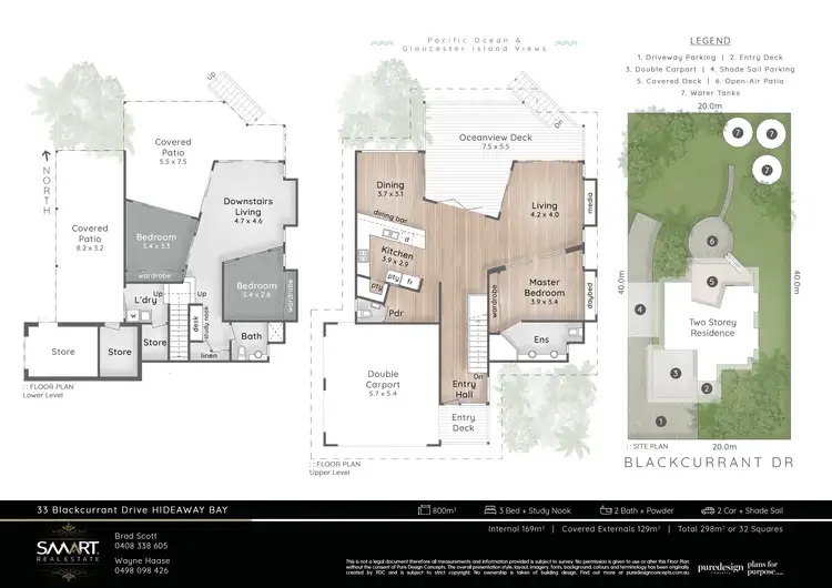 Floorplan of Homely house listing, 33 Blackcurrant Drive, Hideaway Bay QLD 4800