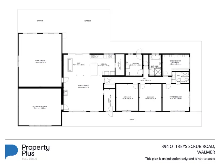 Floorplan of Homely house listing, 394 Ottreys Scrub Road, Walmer VIC 3463