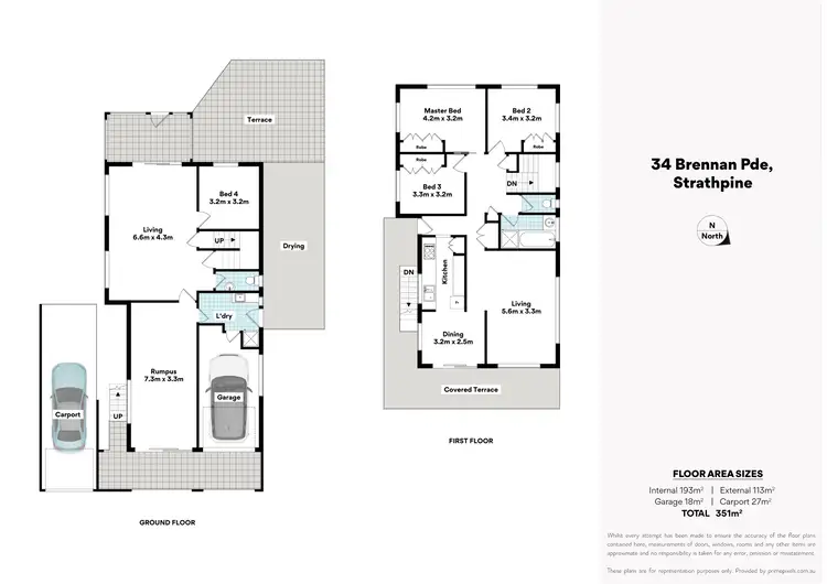 Floorplan of Homely house listing, 34 Brennan Parade, Strathpine QLD 4500