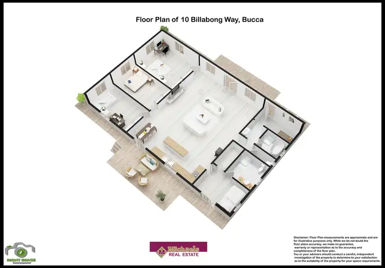 Floorplan of Homely house listing, 10 Billabong Way, Bucca QLD 4670