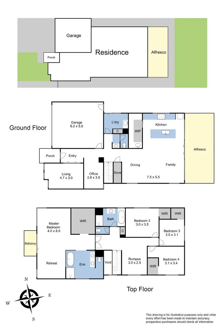 Floorplan of Homely house listing, 39 Aquatic Drive, Cranbourne West VIC 3977