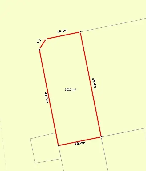 Floorplan of Homely land listing, Lot 201 Koah Road, Koah QLD 4881