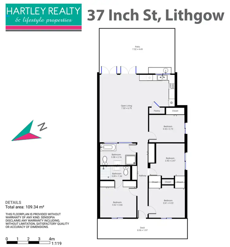Floorplan of Homely house listing, 37 Inch Street, Lithgow NSW 2790