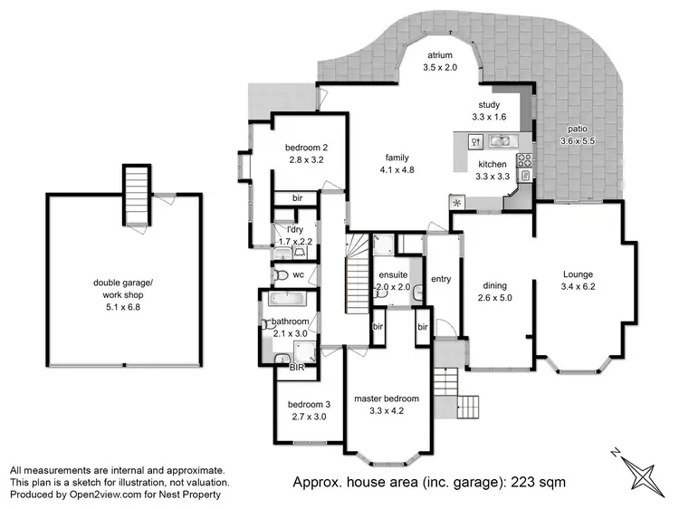 Floorplan of Homely house listing, 18 Begonia Street, Lindisfarne TAS 7015