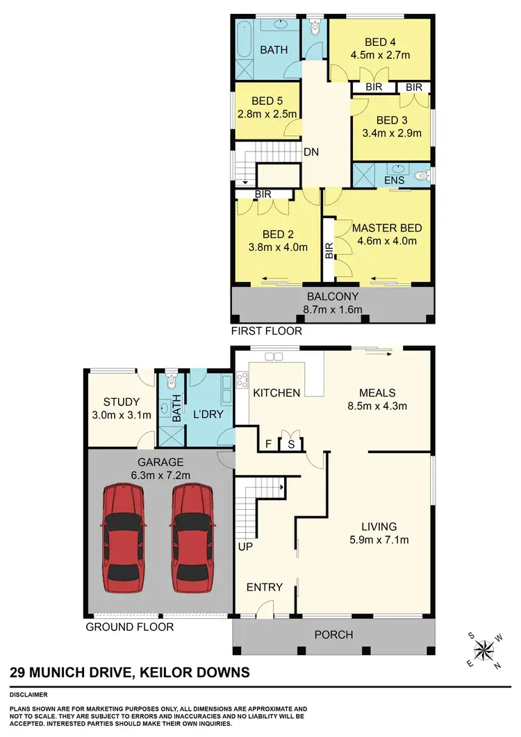Floorplan of Homely house listing, 29 Munich Drive, Keilor Downs VIC 3038