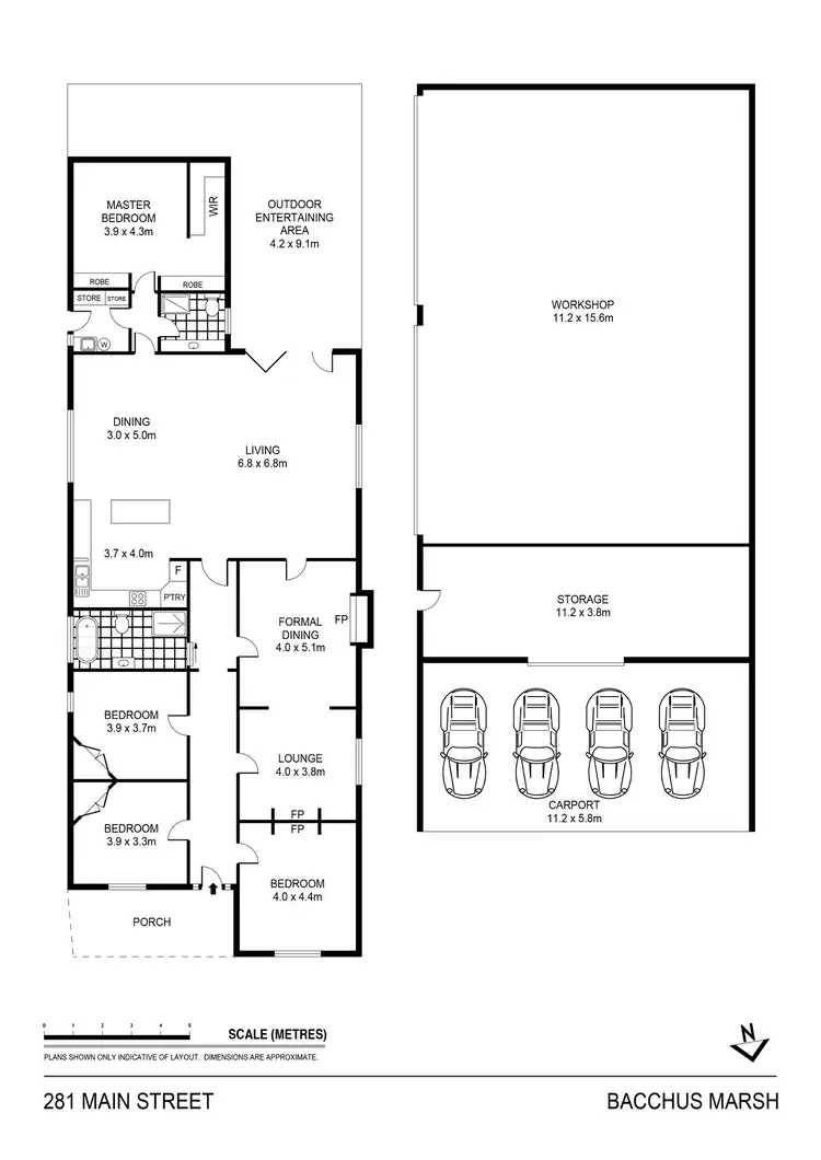 Floorplan of Homely house listing, 281 Main Street, Bacchus Marsh VIC 3340