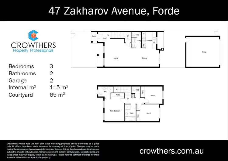 Floorplan of Homely house listing, 47 Zakharov Avenue, Forde ACT 2914