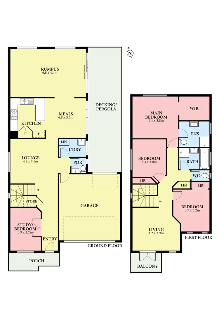 Floorplan of Homely house listing, 4 Danjera Place, South Morang VIC 3752