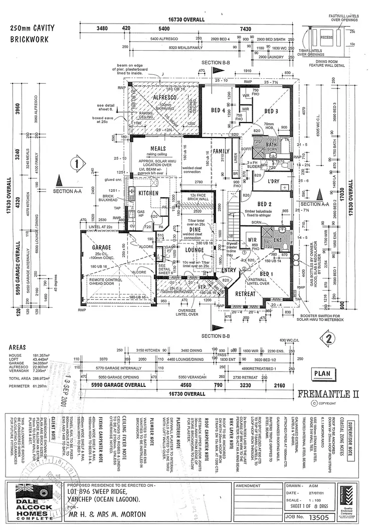 Floorplan of Homely house listing, 11 Sweep Ridge, Yanchep WA 6035