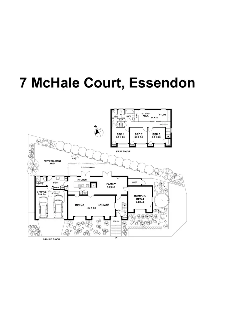 Floorplan of Homely house listing, 7 McHale Court, Essendon VIC 3040