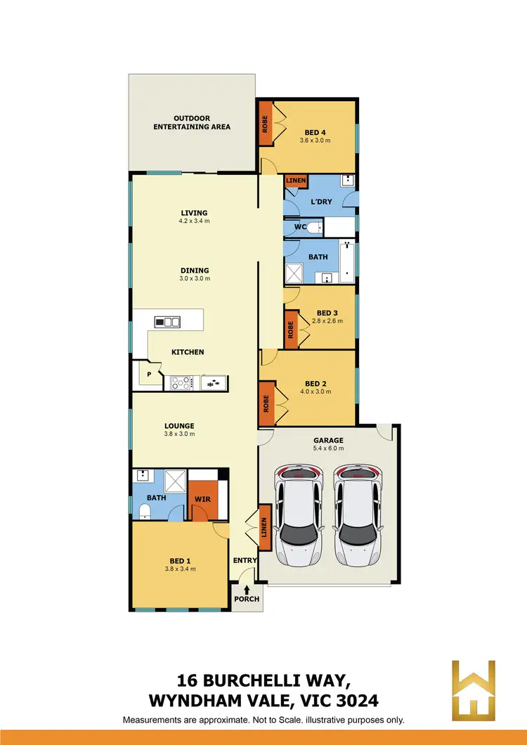 Floorplan of Homely house listing, 16 Burchelli Way, Wyndham Vale VIC 3024