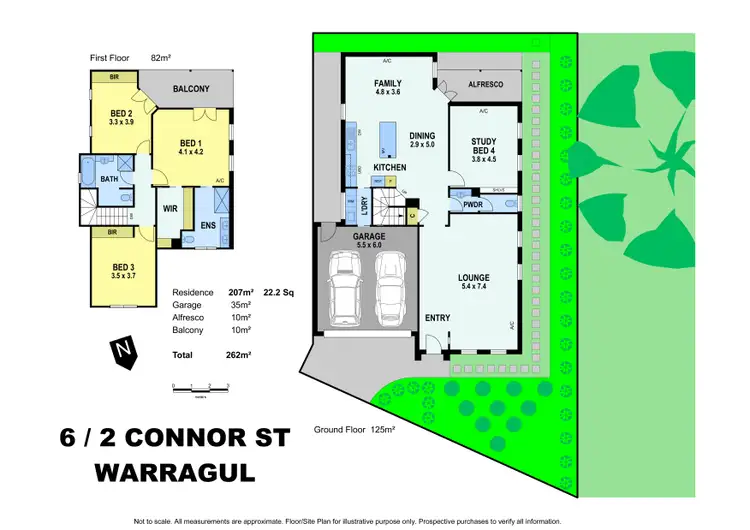 Floorplan of Homely townhouse listing, 6/2 Connor Street, Warragul VIC 3820