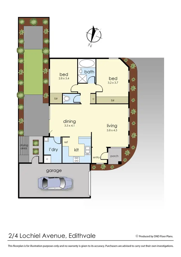 Floorplan of Homely unit listing, 2/4 Lochiel Avenue, Edithvale VIC 3196