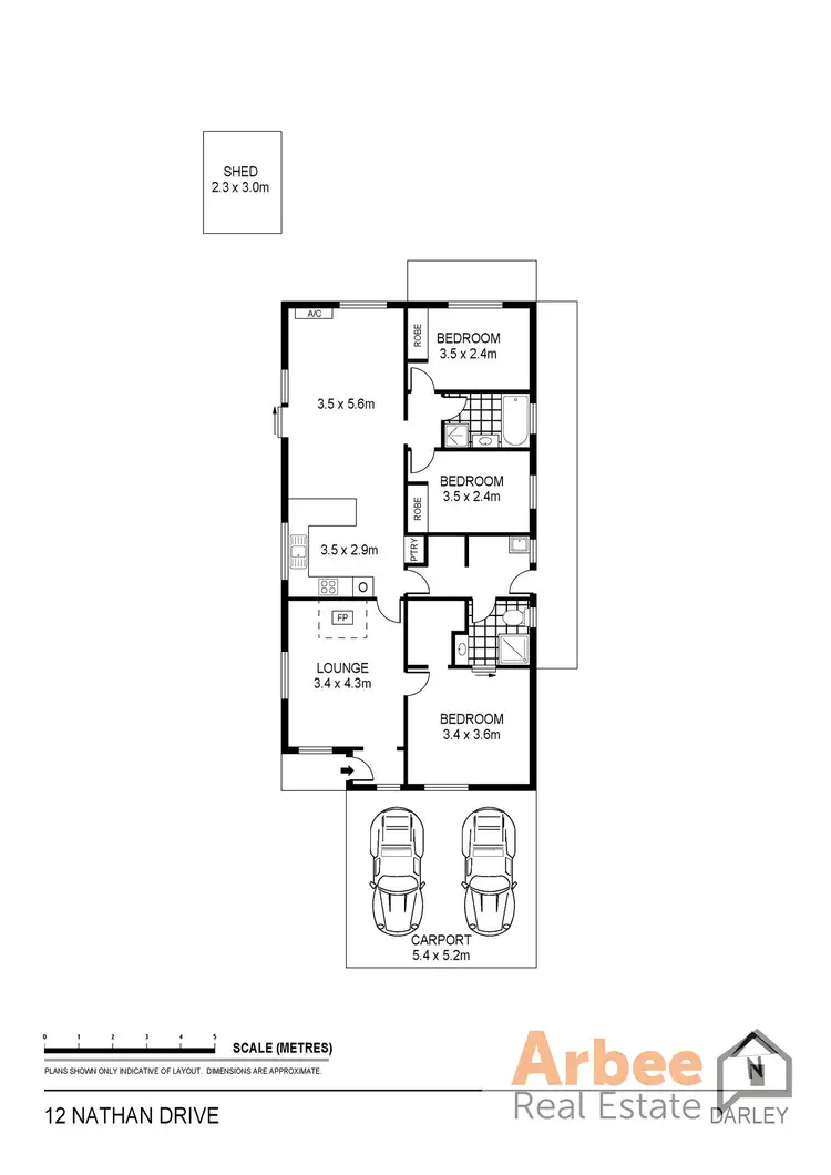 Floorplan of Homely house listing, 12 Nathan Drive, Darley VIC 3340