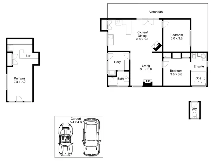 Floorplan of Homely house listing, 18 Catherine Street, Goughs Bay VIC 3723