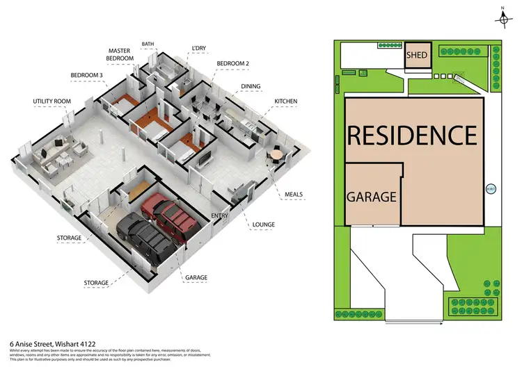 Floorplan of Homely house listing, 6 Anise Street, Wishart QLD 4122