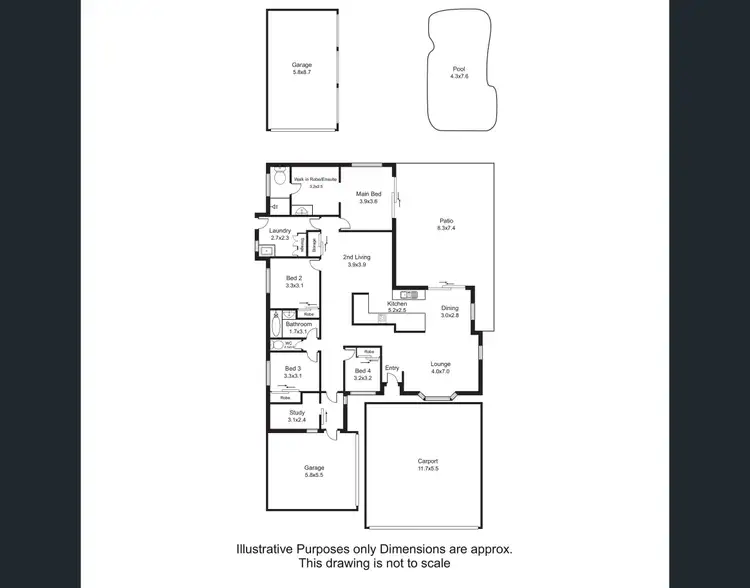 Floorplan of Homely house listing, 8 Augustus Street, Mooroobool QLD 4870