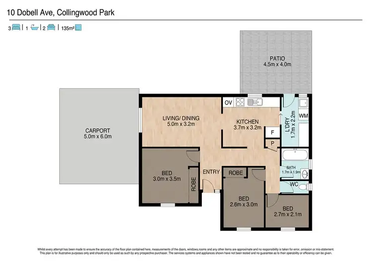 Floorplan of Homely house listing, 10 Dobell Avenue, Collingwood Park QLD 4301