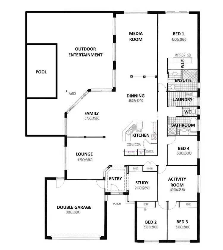 Floorplan of Homely rural property listing, 12-14 Canando Close, Maroochy River QLD 4561