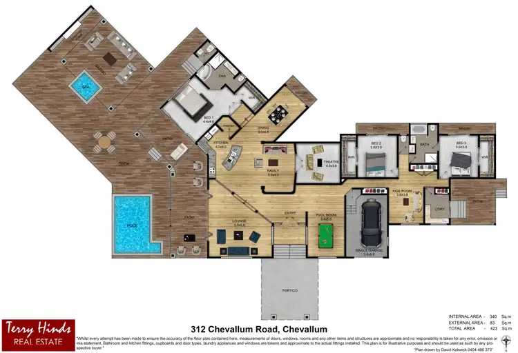 Floorplan of Homely rural property listing, 312 Chevallum Road, Chevallum QLD 4555