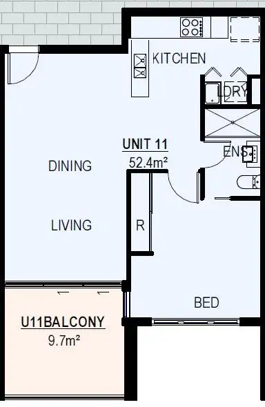 Floorplan of Homely apartment listing, 11/63 Ludwick Street, Cannon Hill QLD 4170