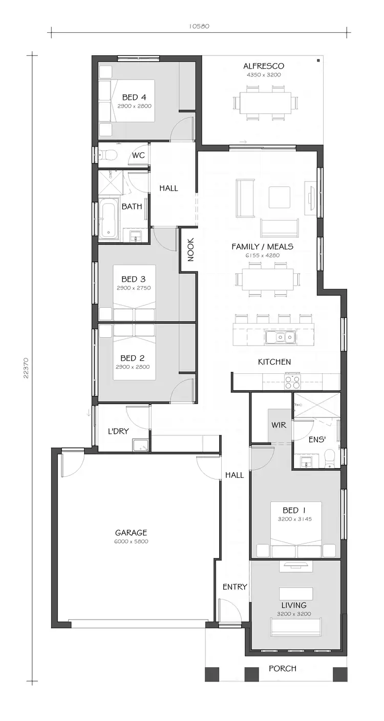 Floorplan of Homely house listing, Address available on request