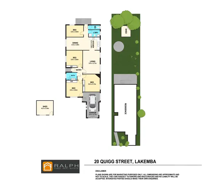 Floorplan of Homely house listing, 20 Quigg Street, Lakemba NSW 2195