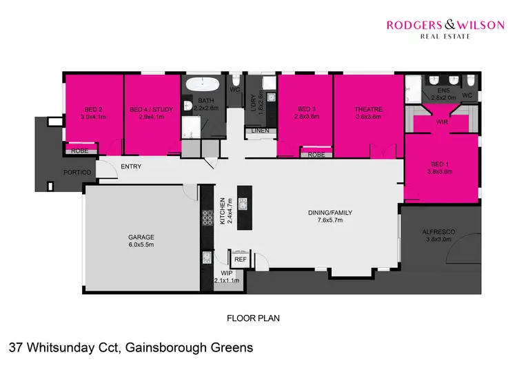Floorplan of Homely house listing, 37 Whitsunday Circuit, Pimpama QLD 4209