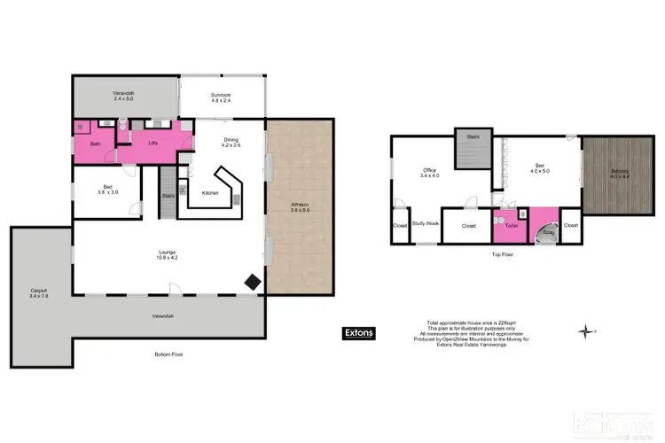 Floorplan of Homely house listing, 16 MALLON STREET, Tungamah VIC 3728
