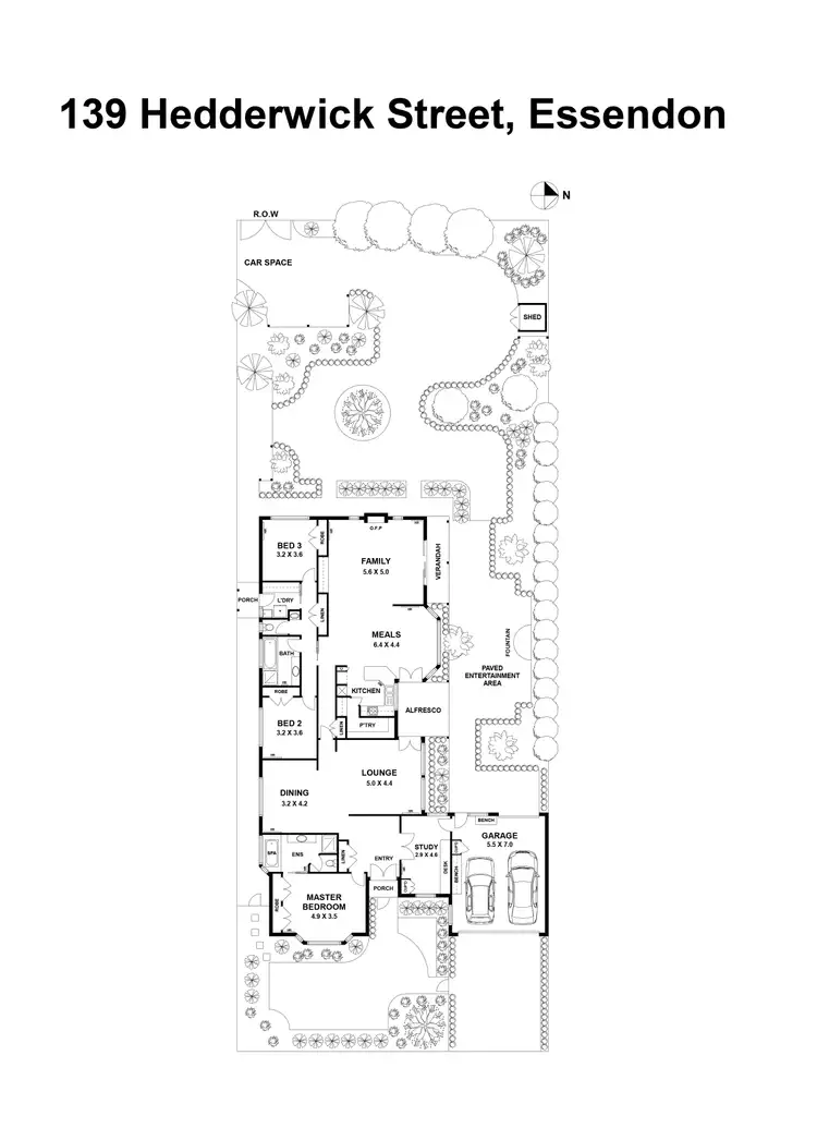 Floorplan of Homely house listing, 139 Hedderwick Street, Essendon VIC 3040