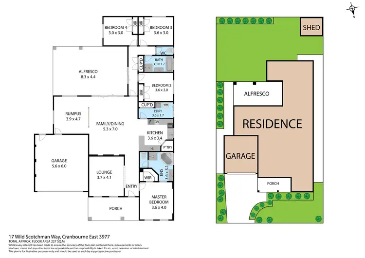 Floorplan of Homely house listing, 17 Wild Scotchman Way, Cranbourne East VIC 3977