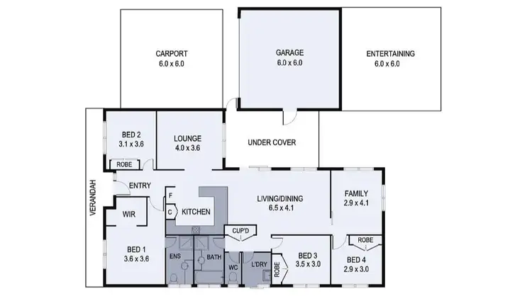 Floorplan of Homely house listing, 4 Eleanor Drive, Campbells Creek VIC 3451