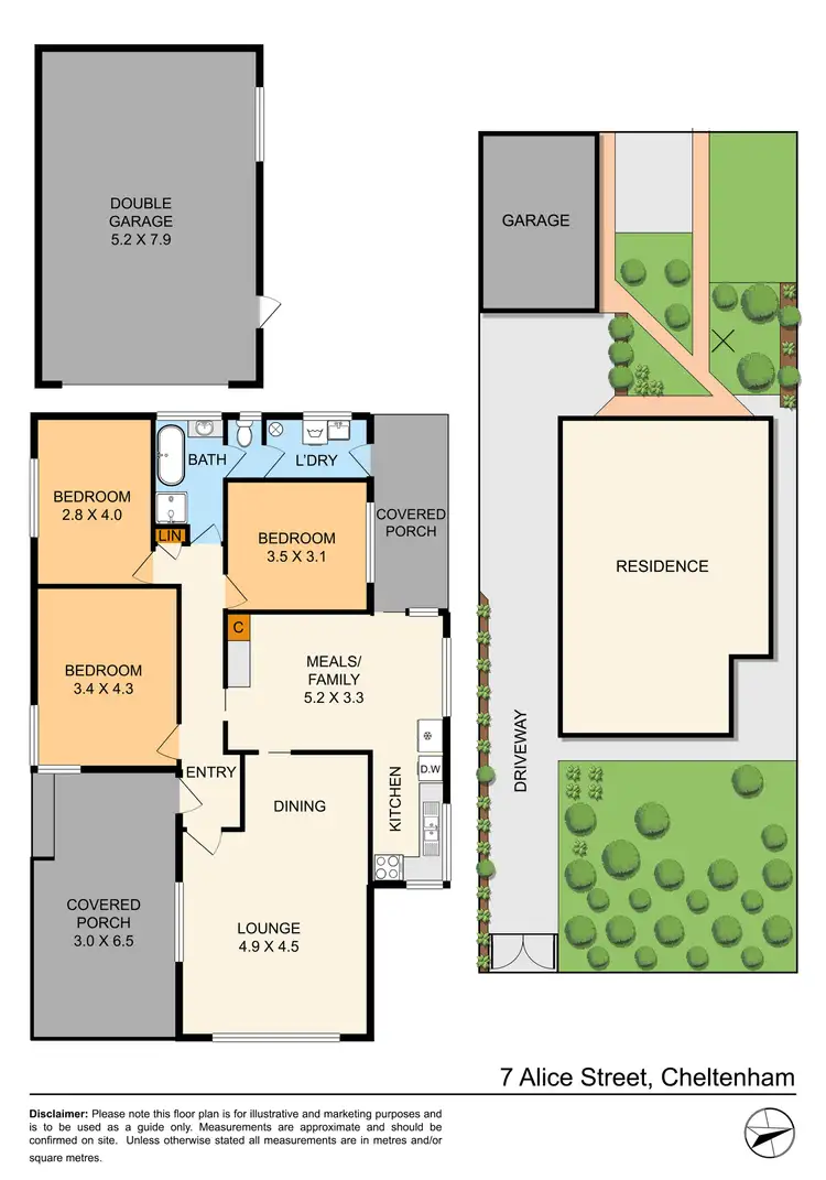 Floorplan of Homely house listing, 7 Alice Street, Cheltenham VIC 3192