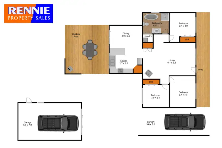 Floorplan of Homely house listing, 30 William Crescent, Yinnar VIC 3869