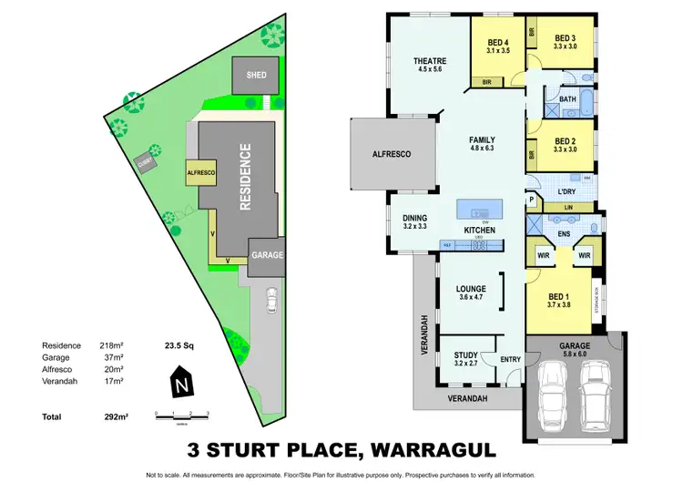 Floorplan of Homely house listing, 3 Sturt Place, Warragul VIC 3820