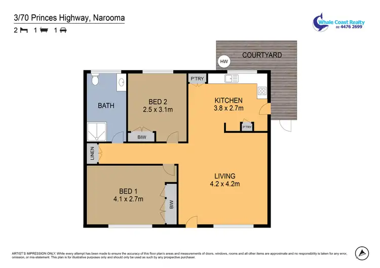Floorplan of Homely unit listing, Address available on request