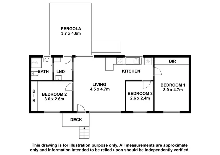 Floorplan of Homely house listing, 17 INGRAM STREET, Mount Burr SA 5279