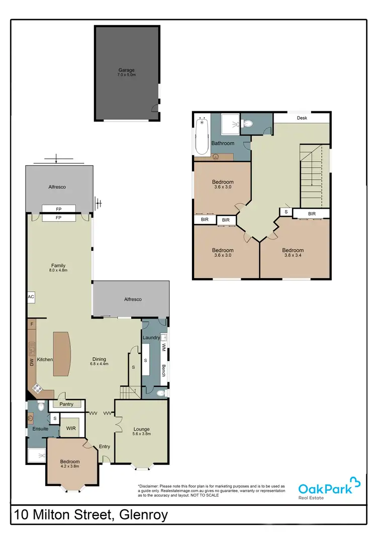 Floorplan of Homely house listing, 10 Milton Street, Glenroy VIC 3046