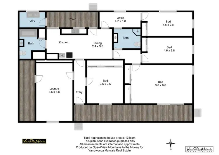 Floorplan of Homely house listing, 10-12 Elma Street, Wilby VIC 3728
